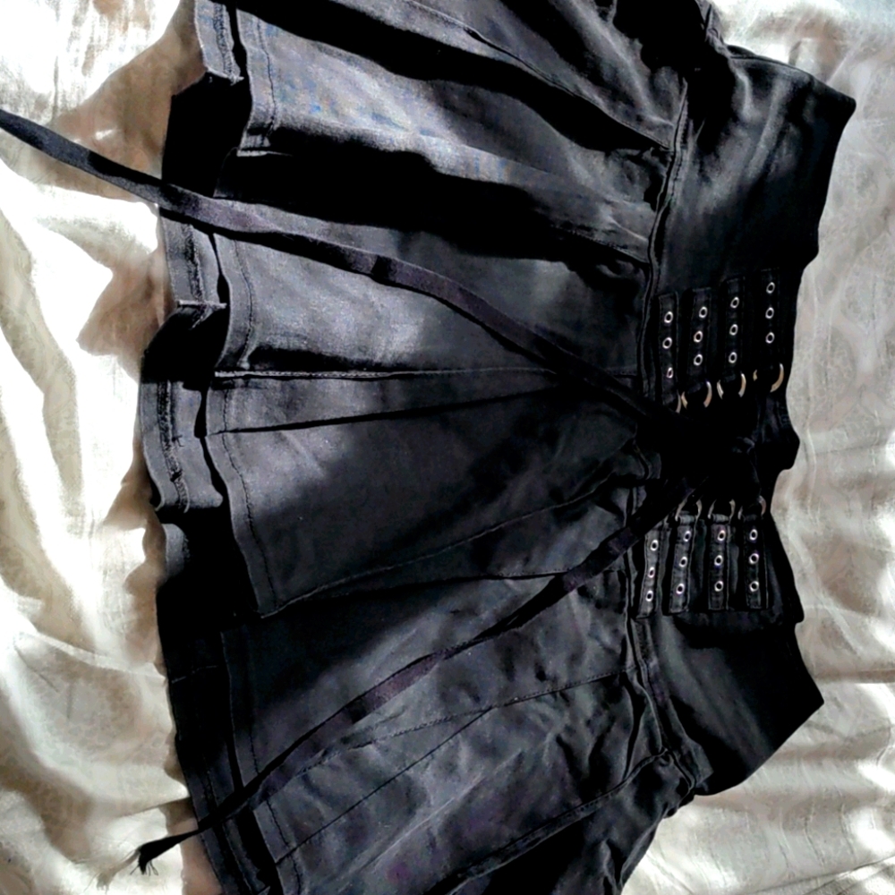 TRIPP NYC , HOT TOPIC , GOTH MINI SKIRT